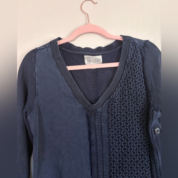 Anthropologie Saturday Sunday Blue Arcana Pullover Sweatshirt small - Picture 3 of 8